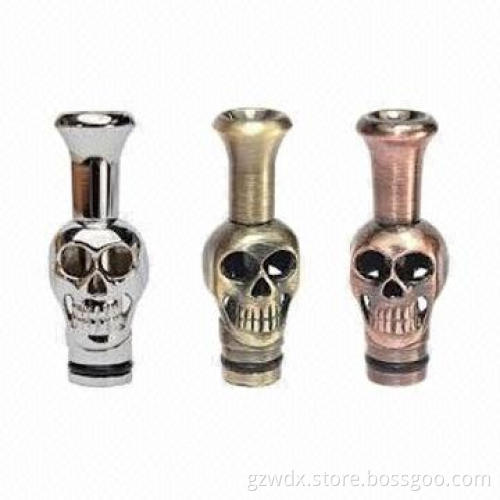 Colorful 510 skull drip tips